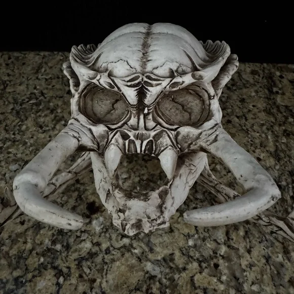 Predator skull Yautja Trophy from Alien vs. Predator and Predator movies Resin - Picture 4 of 10